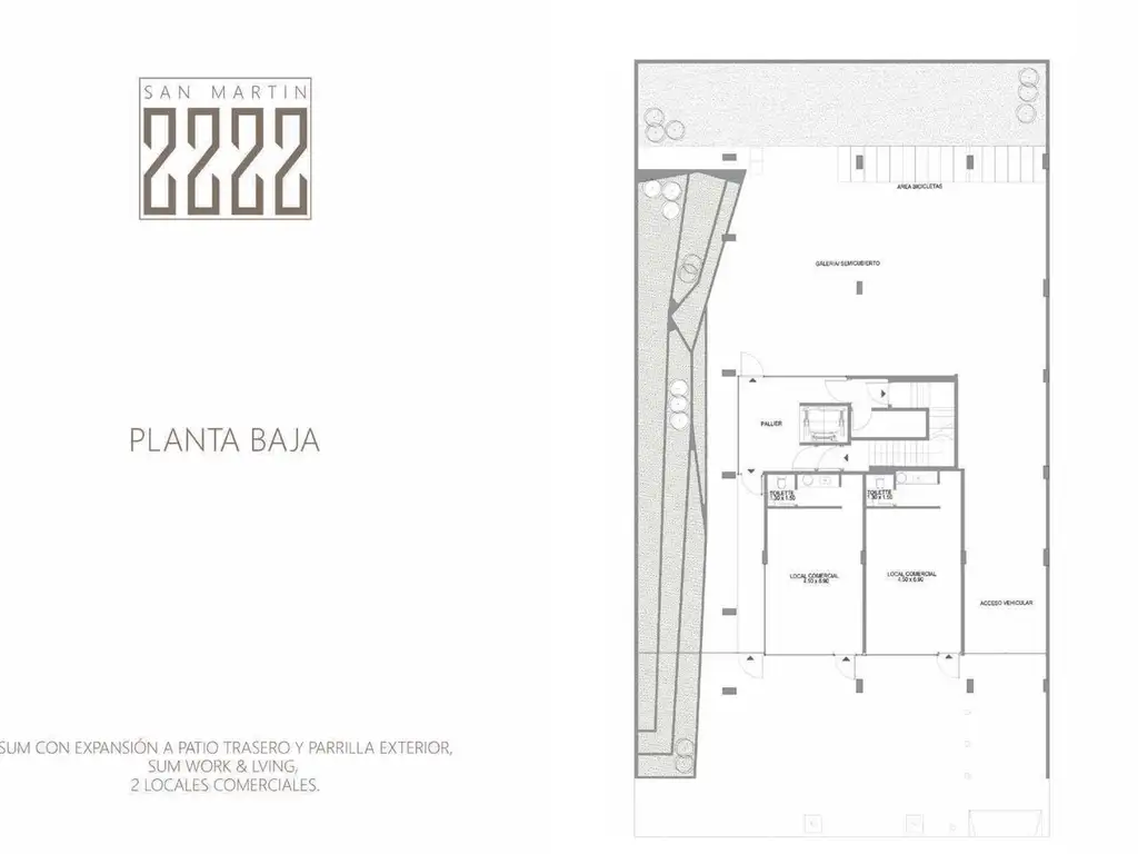 Edificio 2222 de  3 y 4 Dormitorios