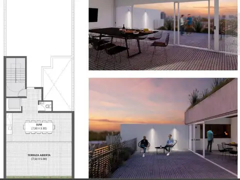 Departamento en Venta en Abasto, USD 125.000
