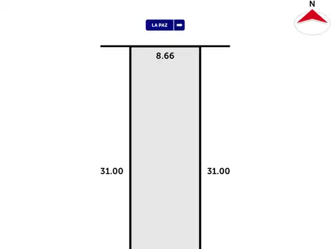 La Paz y Chacabuco - Terreno. 