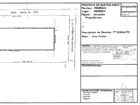 VENTA LOTE CONSTRUCTOR IDEAL EMPRENDIMIENTO MORON 