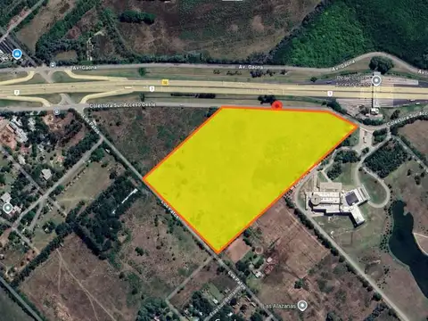Fraccion comercial 9 ha. (92.600 m²) con frente al Peaje Lujan - colectora sur de Acceso Oeste