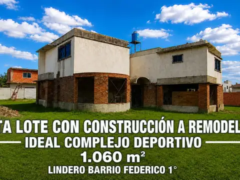 VENTA LOTE C/ CONSTRUCCIÓN A REMODELAR BERAZATEGUI