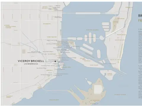 Venta Las Residencias Viceroy Brickell en lugar privilegiado