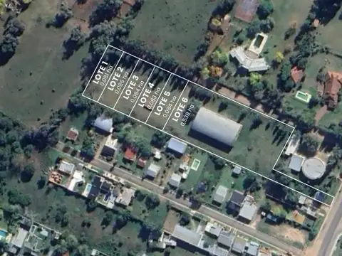 Terreno en Pueblo General Belgrano