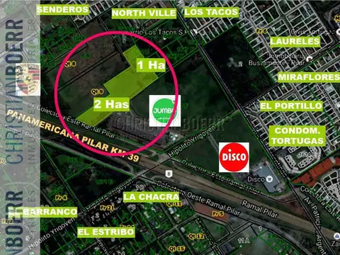 3 HAS S/PANAM KM 39 - TORTUGUITAS – IDEAL OFICINAS+VIVIENDA