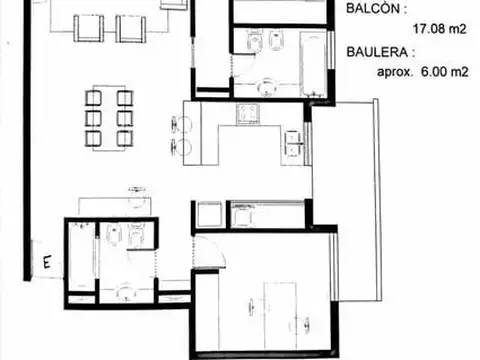 Departamento en Venta con 1 cocheras