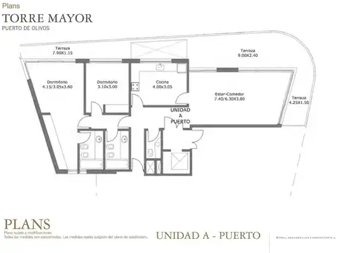 Departamento en Venta de 2 dormitorios