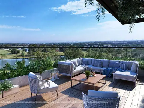 Espectacular departamento de tres ambientes con balcon aterrazado