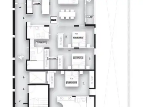Se vende departamento a estrenar de 2 dormitorios en Rosario
