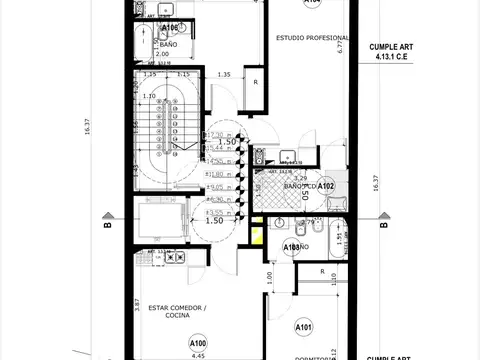 Departamento en Venta de Monoambiente