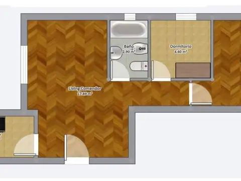 Departamento en Venta en Caballito, USD 71.500