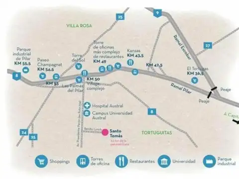 RBS. DIVINO LOTE EN BARRIO SANTO TOMAS, PILAR.