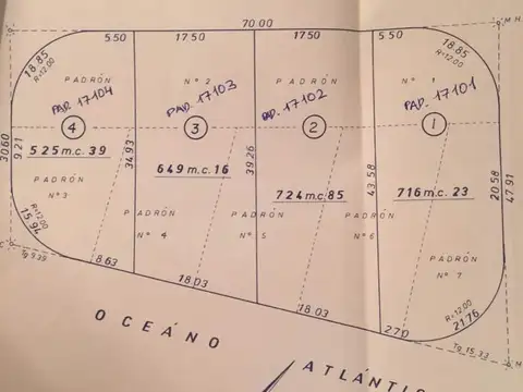 Terreno en Venta de 1903,0 m2