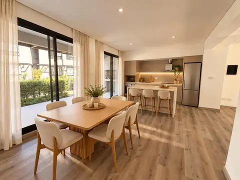 Alquiler planta baja con jardín y parrilla | 3 ambientes en town kiri