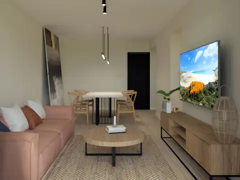 Departamento 4 ambientes con 2 baños