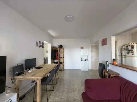 Departamento 2 ambientes con 1 baño