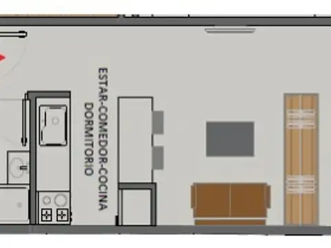 VENTA EN POZO DEPARTAMENTO MONOAMBIENTE