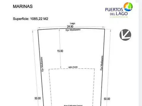 Puertos del Lago, Lote al agua en Barrio Marinas, Escobar