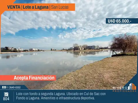 Venta Oportunidad Lote a Laguna Financiado San Lucas 