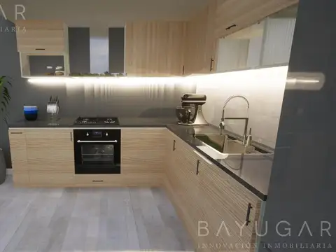 Departamento Monoambiente con 1 baño