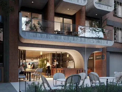 Departamento en venta 1 ambiente con balcón - Palermo Chico