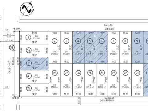 Terreno en Venta de 274,0 m2
