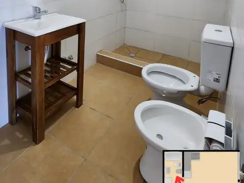Departamento Monoambiente con 1 baño