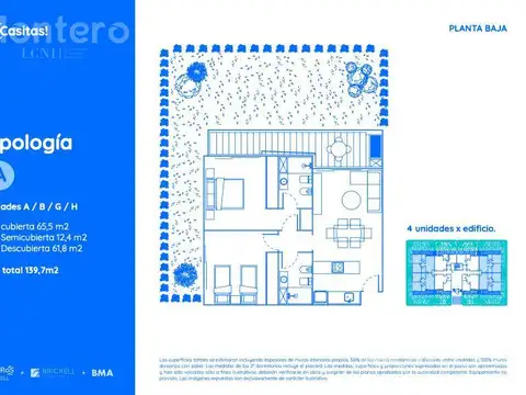 Departamento en Venta de 3 ambientes