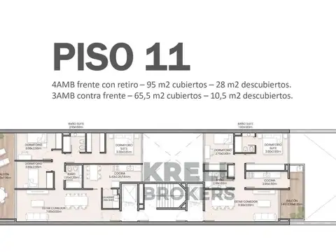 Departamento en Venta con 1 cocheras