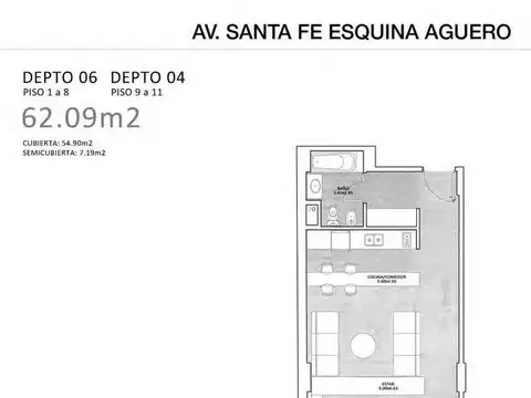 AV. SANTA FE Y AGUERO - 10º4