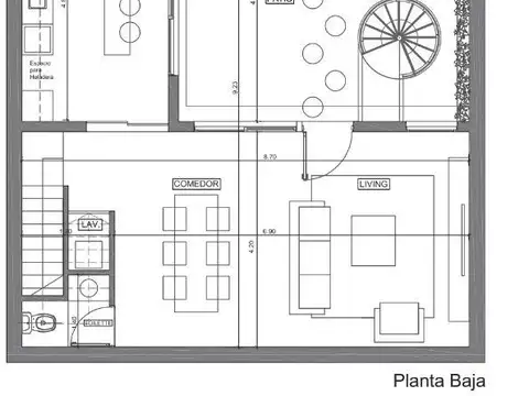Casa 5 ambientes con 2 baños