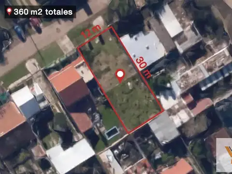 Terreno en Venta de 360,0 m2