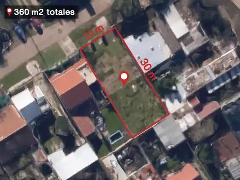 Terreno en Venta de 360,0 m2