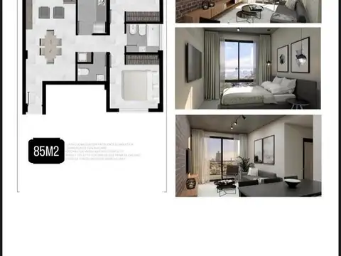 VENTA | DEPARTAMENTO 2 DORMITORIOS – PROYECTO SANTA MARÍA