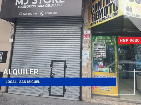 Local en Alquiler en San Miguel, Partido de San Miguel