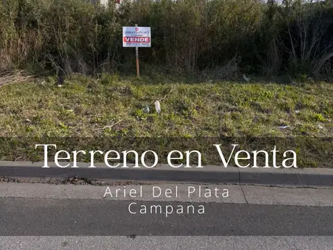 Terreno en venta en Barrio Ariel del Plata!