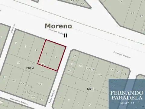 Terreno / Lote en venta de 1650m2 ubicado en Moreno