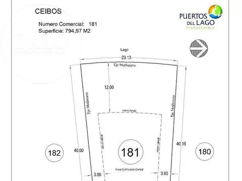 Lote en Ceibos Puertos del Lago