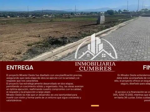 Terreno en Venta en Zona Centro, USD 17.000