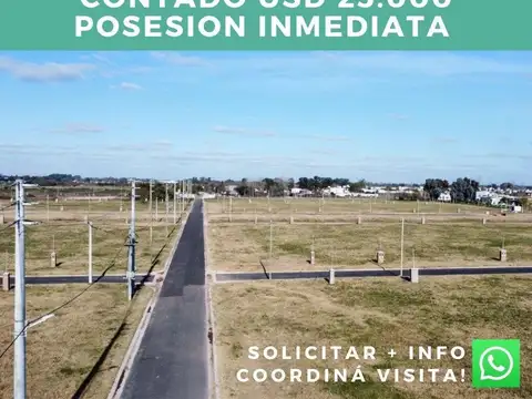 Terreno en Venta en Pilar, USD 15.000