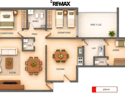 Departamento en Venta de 3 dormitorios