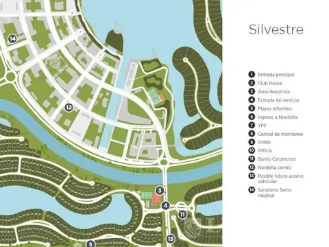 Lote de 514 m2, en venta en Silvestre - Nordelta