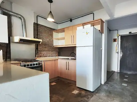 Departamento 2 ambientes con 1 baño