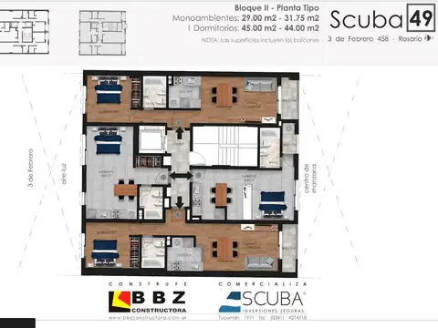 Departamento en Venta en Martin, USD 52.000
