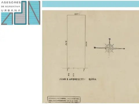 Terreno en venta en Caballito - Zonificación U.S.A.M - Cercano a Parque Centenario.