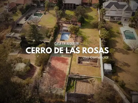 Alquiler comercial. Casa en B° Cerro de Las Rosas. 