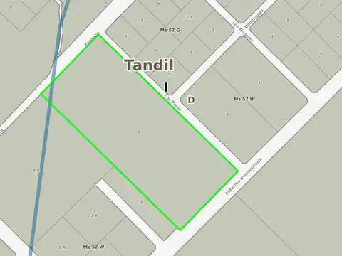 Terreno en Venta en Tandil, USD 100.100