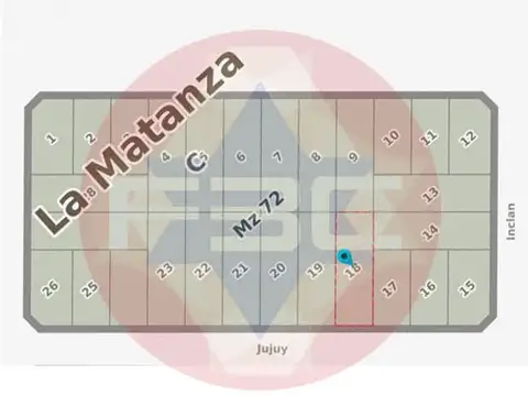 Terreno en Venta 10  mts Frente