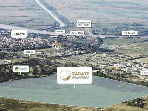 LOTE EN ZARATE GOLF PARK PERMUTA FINANCIACION