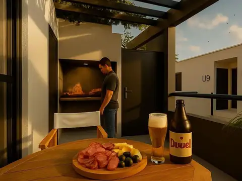 Departamento 2 ambientes con 1 baño